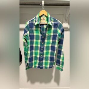 Hollister casual button down L